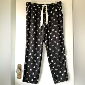Juicy NWOT Sleep Lounge Pants Black with Bird Design